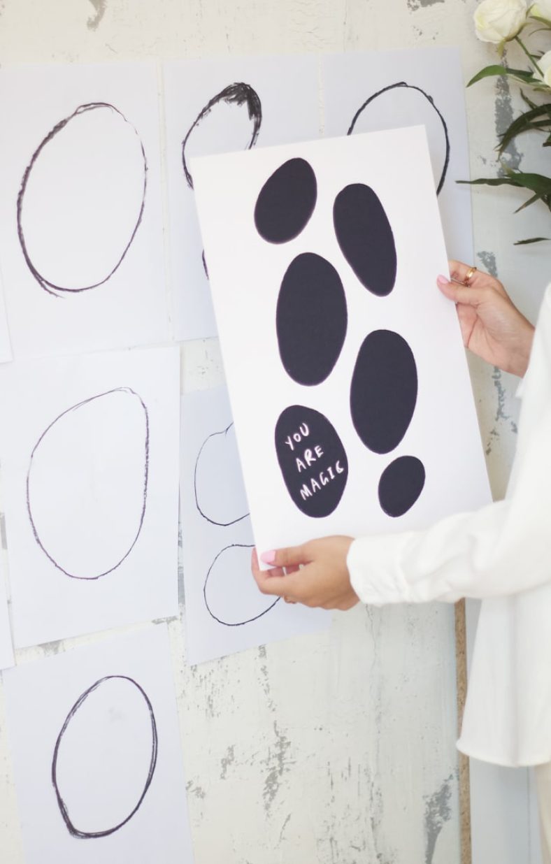 Black and gold frame